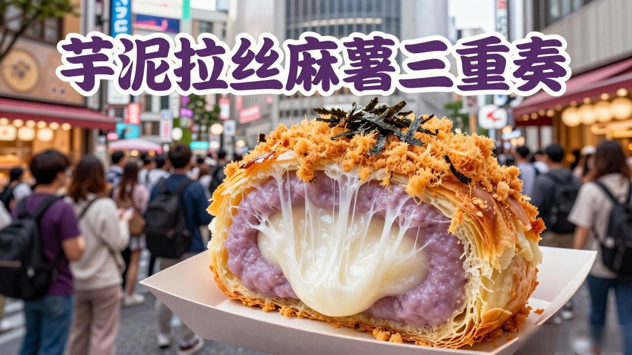 网红做的黑暗料理叫什么店,_芋泥拉丝麻薯甜品潮流_热浪下美食现象级食品创新口味